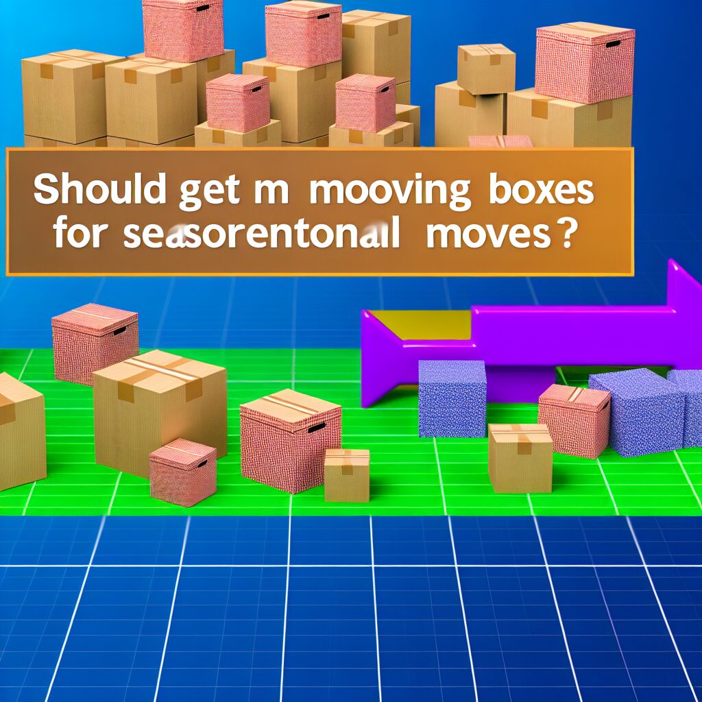 Should I get moving boxes for seasonal moves?